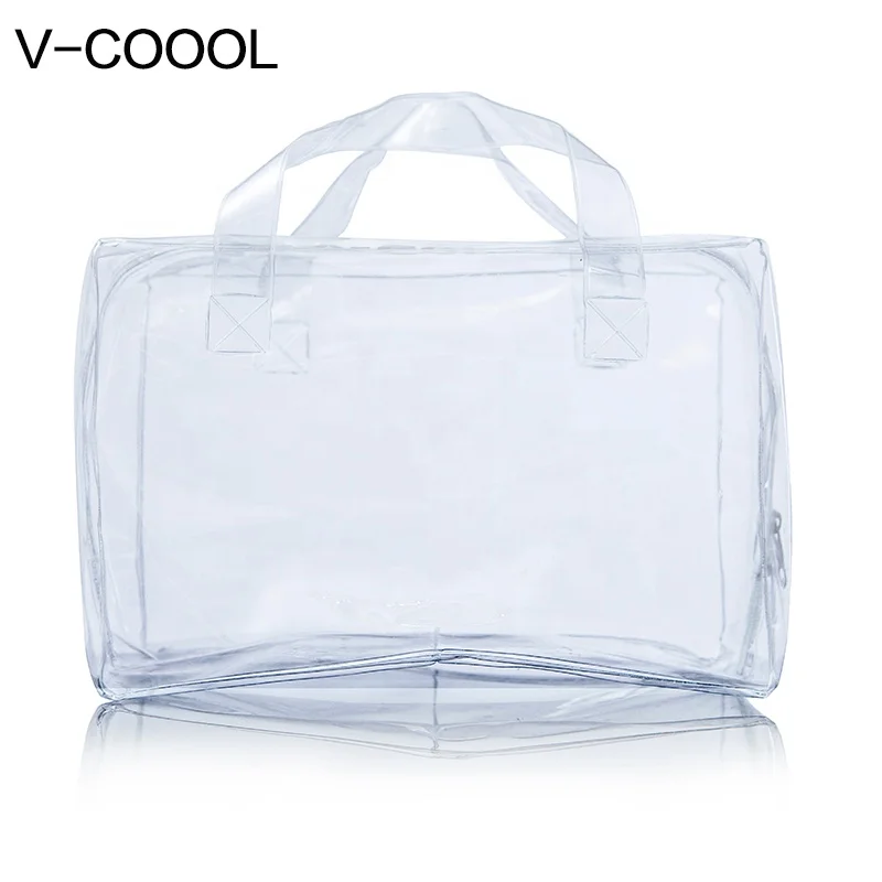 

V-coool zip waterproof EVA handle bag PVC cooler bag inner bag, Transparent