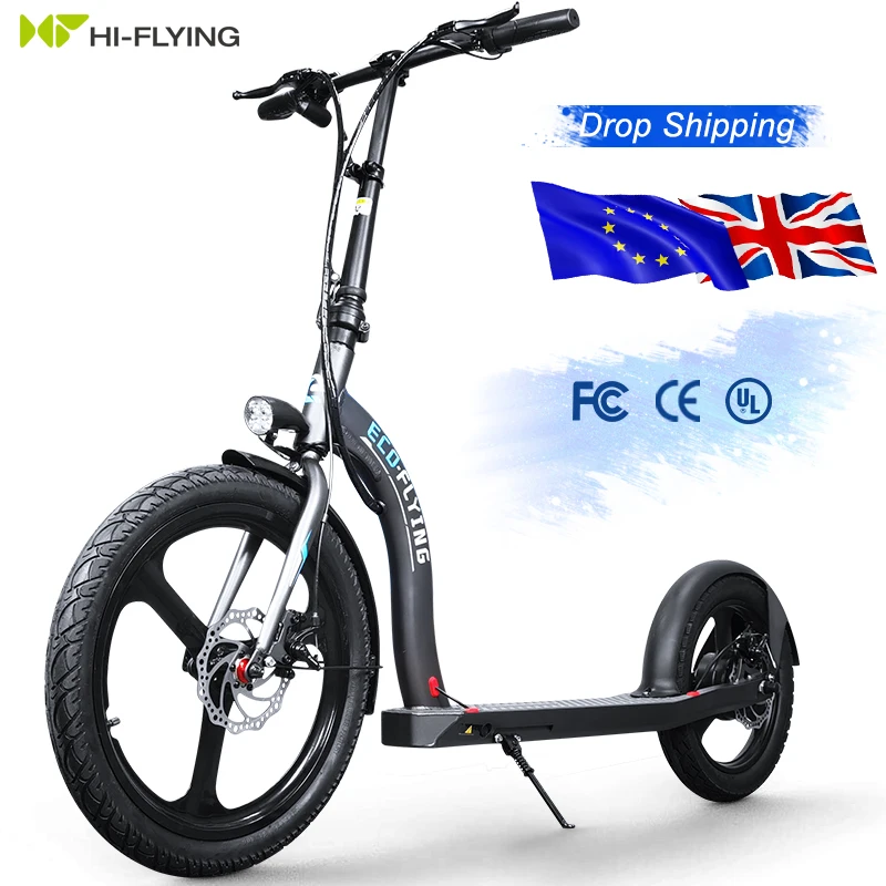 

Eco flying EU stock High quality 2 wheel adults electro scooter big wheel fast electric city scooter