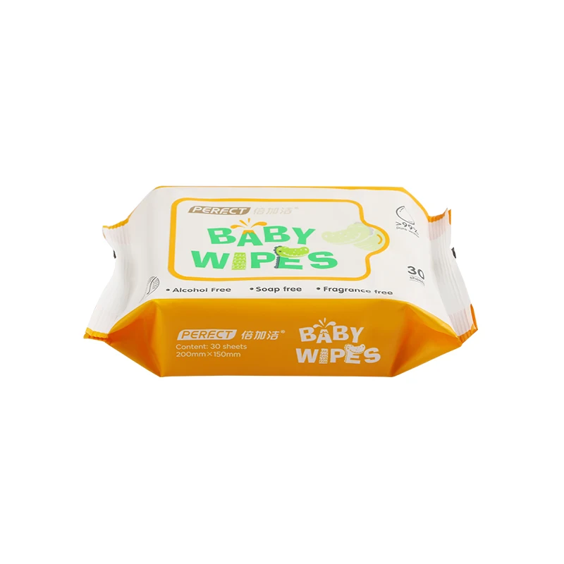 
PERFCT 99% Pure Water Sensitive Sanitizer Wipes Promotional Custom Nonwoven Wholesale Baby Wipes 