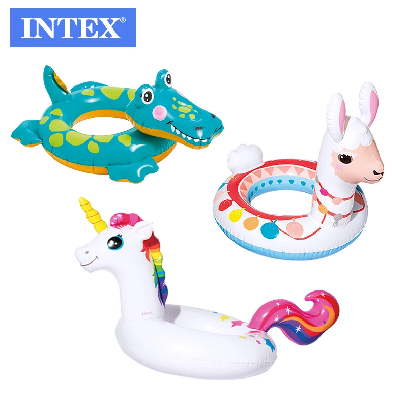 

[ SALE ] Intex 58221 BIG ANIMAL RINGS Big Animal toddler baby Kids Child Inflatable Ring Swim Pool Aid Trainer Float
