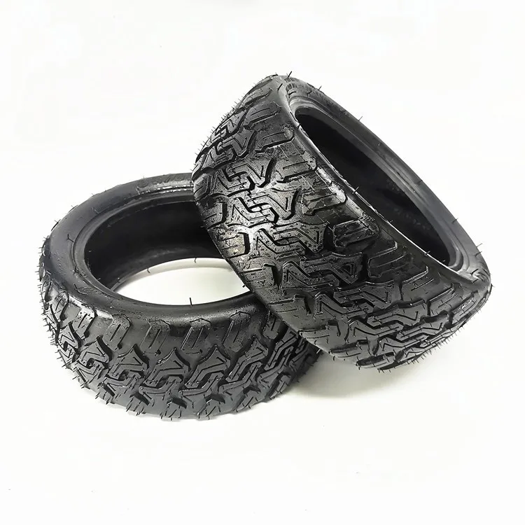 

10inch Inflatable Tire Non-Slip Electric Scooter Outer Tyre 85/65-6.5 Tire and 70/65-6.5 Inner Tube for No.9 Balance Car, Black