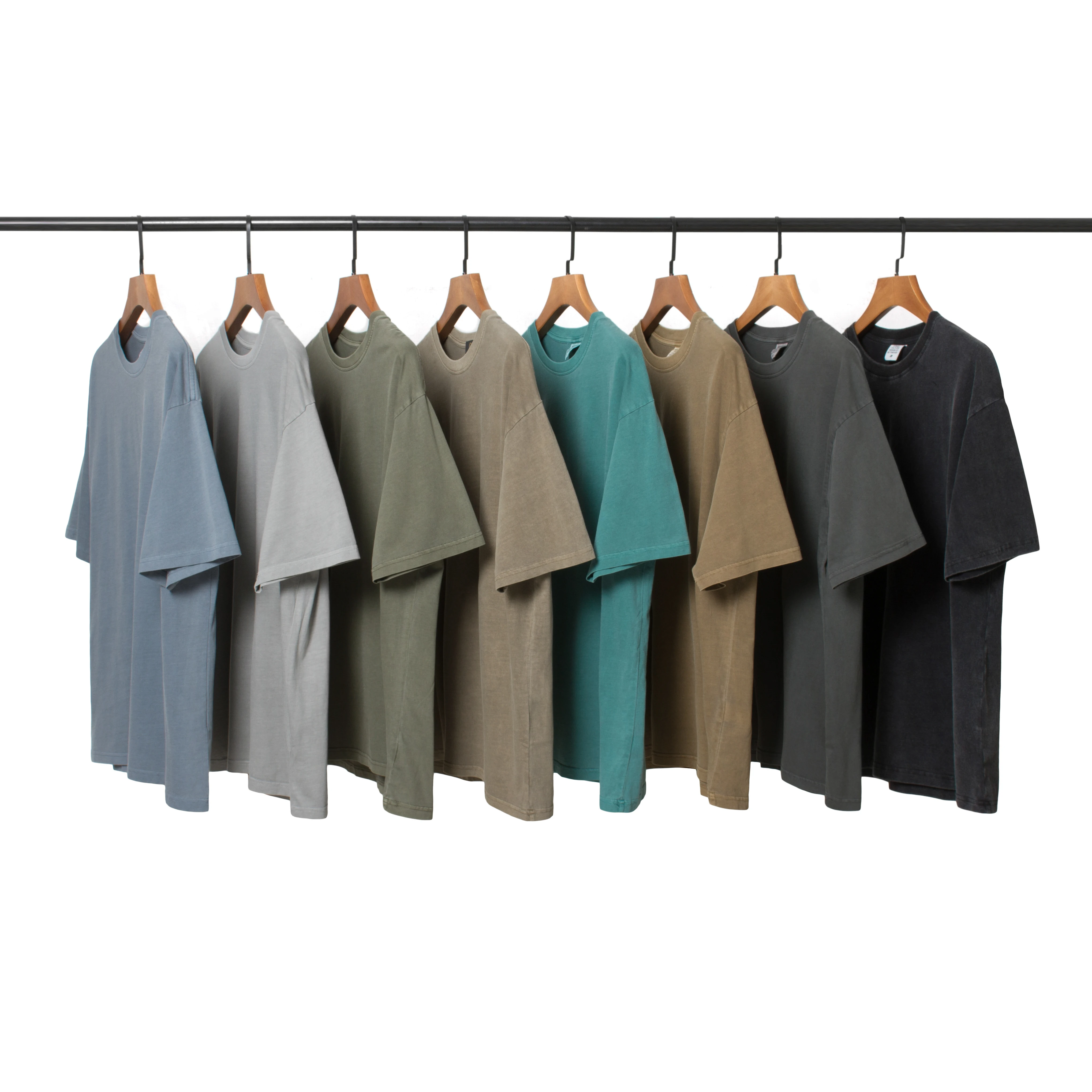 

Yingling wholesale printing blank Acid Wash blank graphic t shirts vintage style heavyweight cotton oversize men vintage t shirt