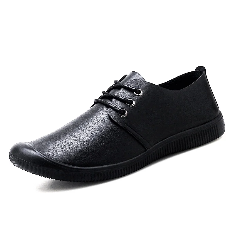 

8860 Presented Genuine Leather Fashion - Match Rubber Sole See Through Shoes Overrun Shoes Martin
