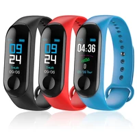 

Amazon Hot Sale Waterproof Blood pressure Heart Rate Monitor m3/m4 Sport Smart Bracelet Watch