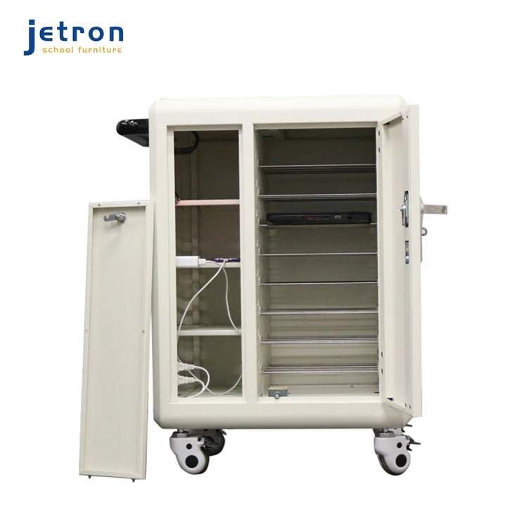 
Laptop & Tablet Uvc Disinfection Phone Charging Cart With Medical Wheels 
