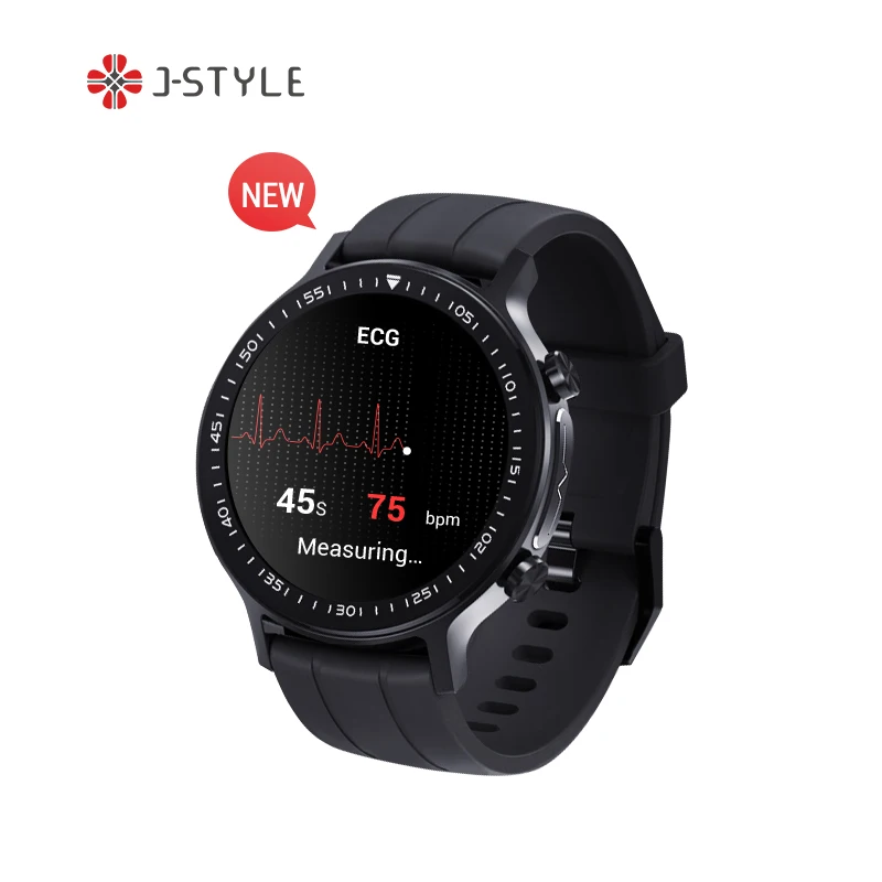 

Blood Oxygen Heart Rate ECG Temperature Monitor fitness Sport Smart Wristband bracelet Smart Watch Amoled