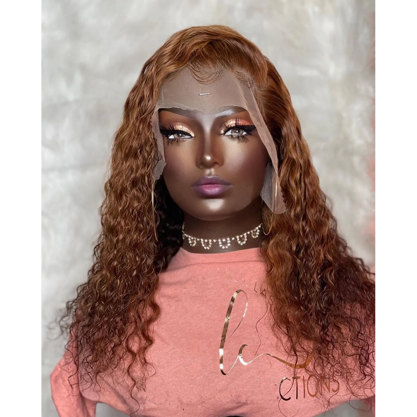 

Honey blonde curly lace front wigs for black women human hair wigs virgin brazilian human hair virgin preplucked lace front wigs