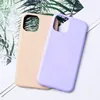 OEM For New Apple iPhone 11XI MAX XR2 Liquid Silicone Gel Rubber Soft Mobile Phone Case with Microfiber Cloth Lining Cushion