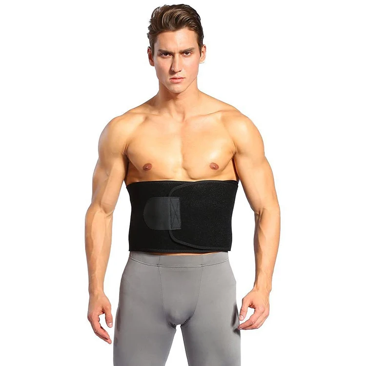 

Fitness Sweat Men Waist Trainer Trimmer Waist Sweat Belt Band Belly Stomach Wrap, Multi-color