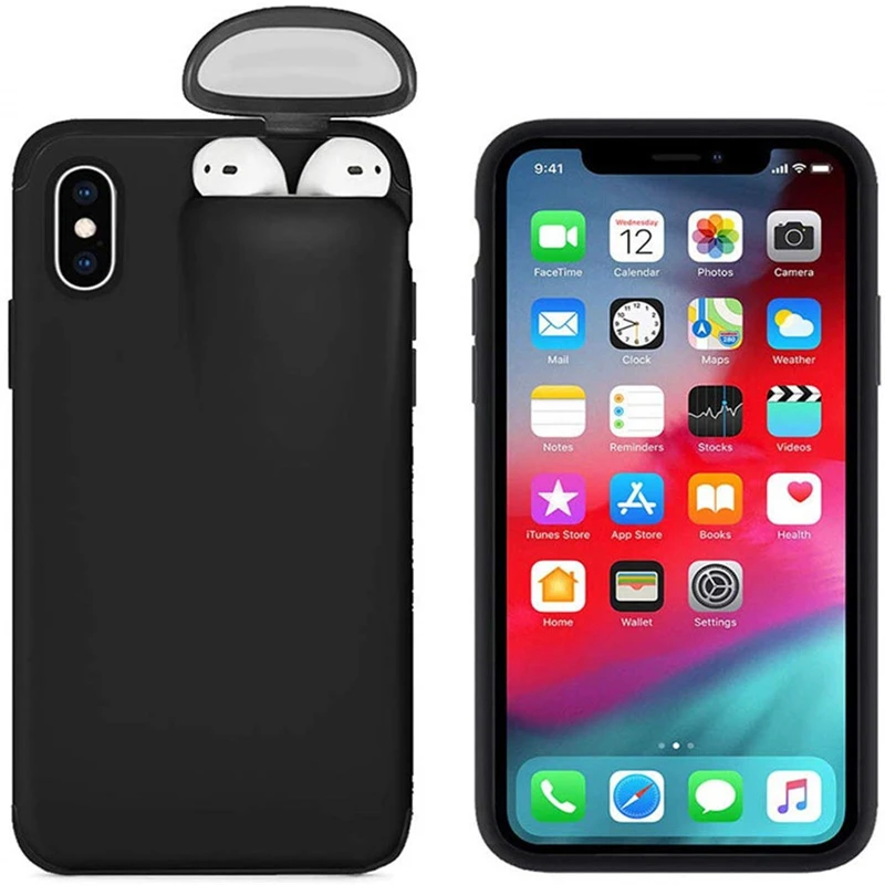 Good Quality Unified Protection for Mobile Phone Cases Cover for iphone 11 pro Basic Cases Compatible for airpods 2 in 1