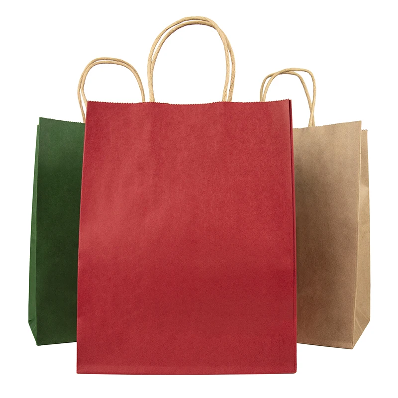 

Retail Handle Carrier Packing Pink T-shirt Shopping Paper Bags Kraft Paper Package Plastic Birthday Gift Door Glossy Black