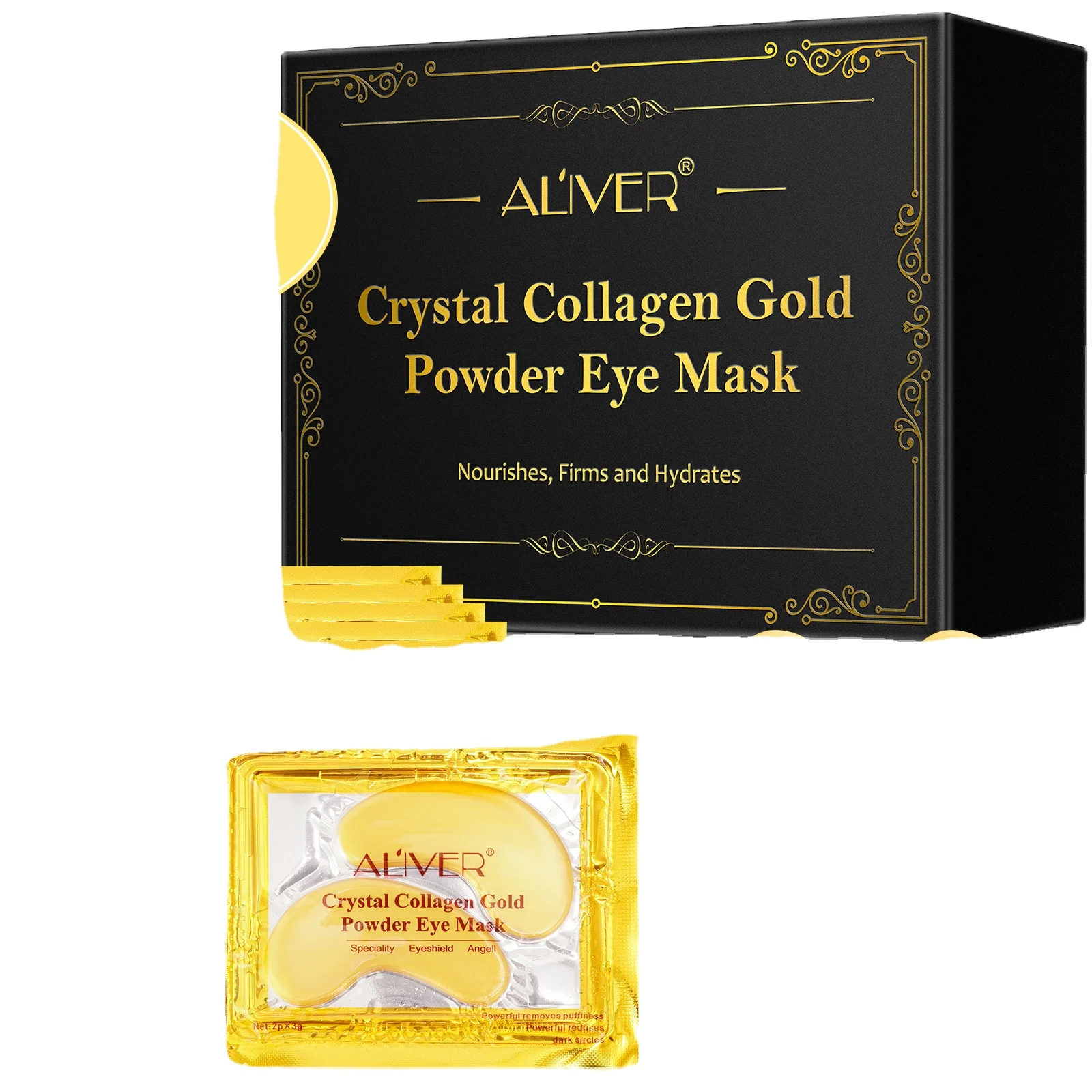 

Private Label Glitter Star Eye Mask Under Eye Patches Moisturizing Collagen Eye Mask