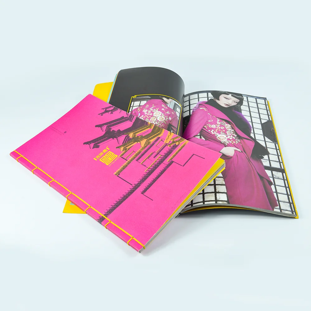 
Fashionably Design Company Advertising Printing Magazine Kraft Paper Brochure 