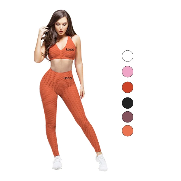 

Wholesale Breathable Ladies Sport Workout Women Sets Fabric Seamless Yoga Suit Set Gym Wear for women, White,black,grey, welcome customized