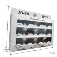 

Dramatic 3D 5D Mink Eyelashes Vendor Private Label 25mm 30mm Eyelashes With Custom Package Box