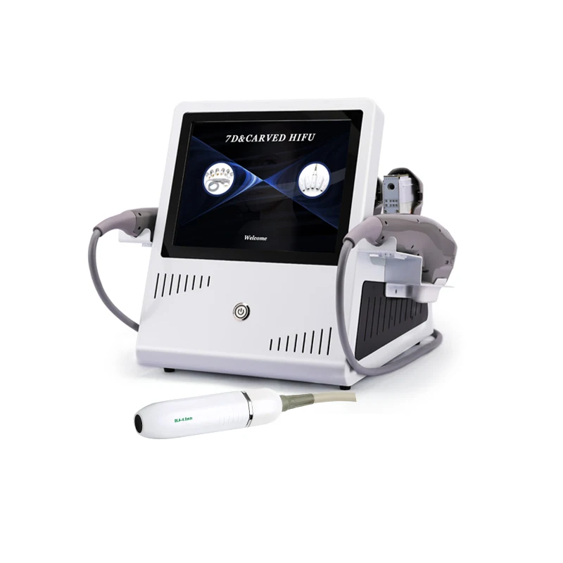 

2022 Hot Selling Two Handles 7 Cartridges 7D+Vmax Hifu Machine for Wrinkle Removal and Face Lifting