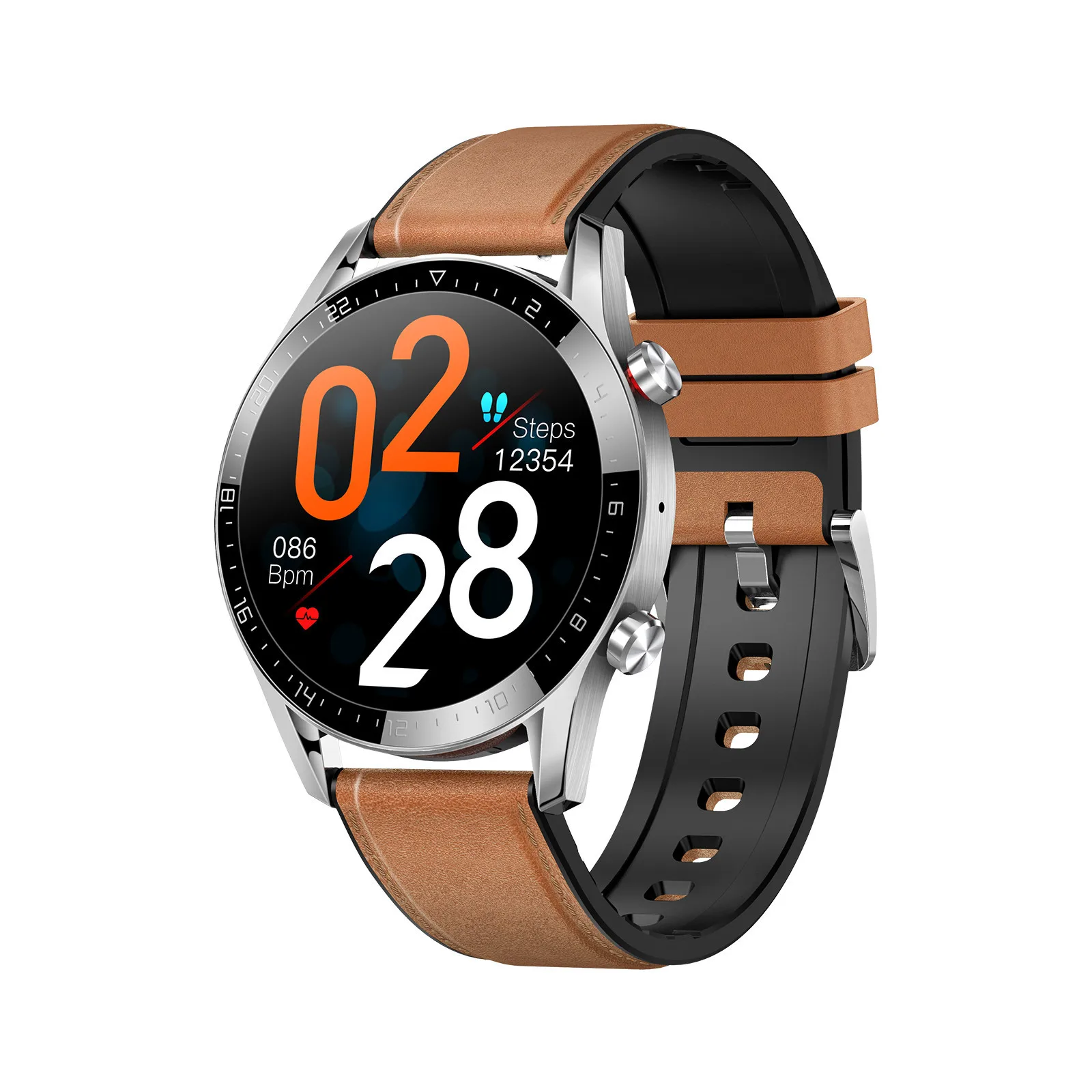 

Smart Watch 2021 New Round GT05 Sport Heart Rate BT Call Step IP68 Waterproof Relgio Smartwatch GT05 for Men, Color