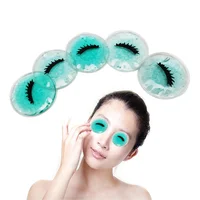 

Guangdong factory Safe Massage Reusable cool EVA Round eye gel pads for reducing puffy and dark circles