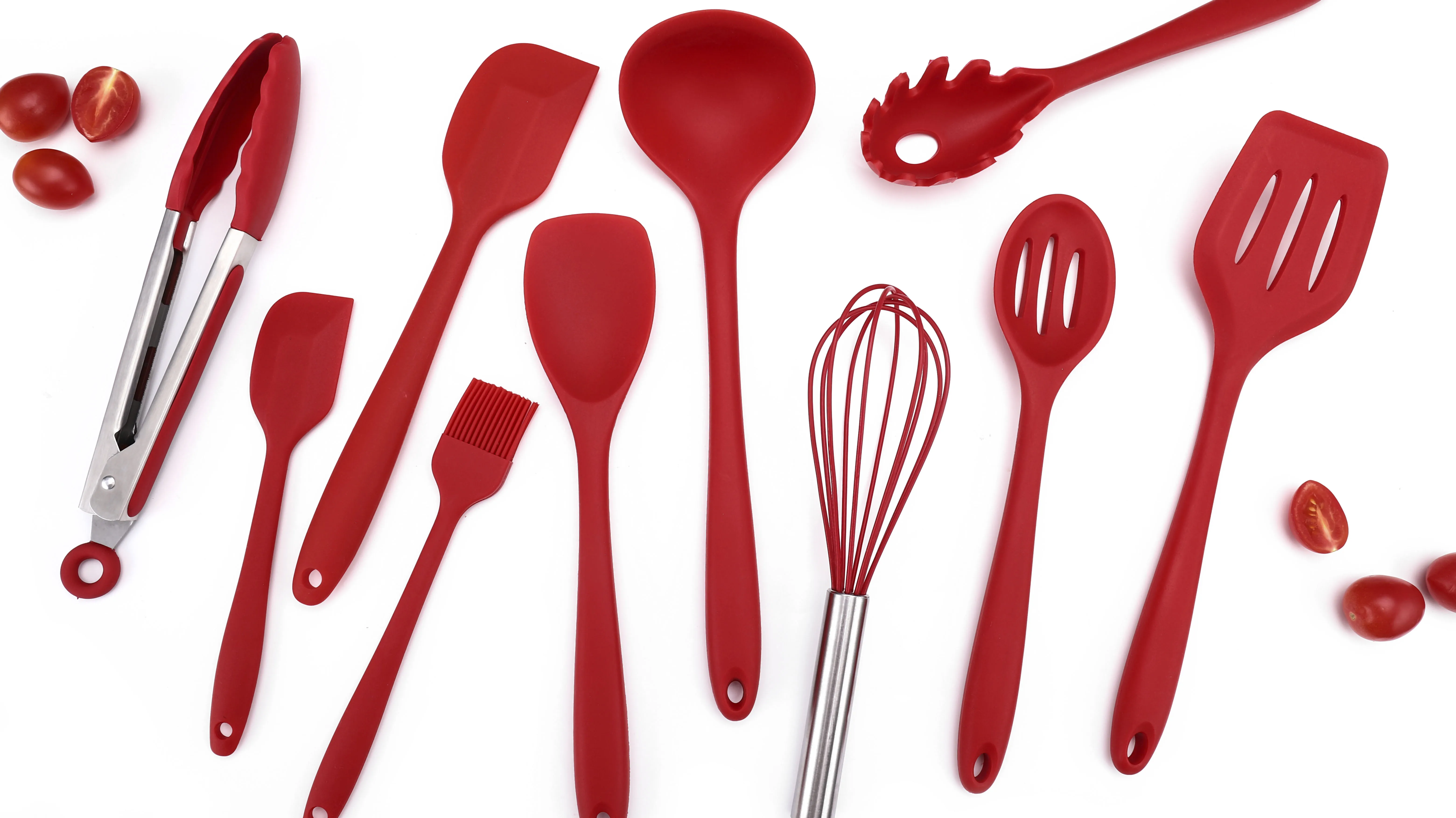 Kitchen Accessories Wholesale 10 Pcs Silicon Kitchen Tools Set Kitchen