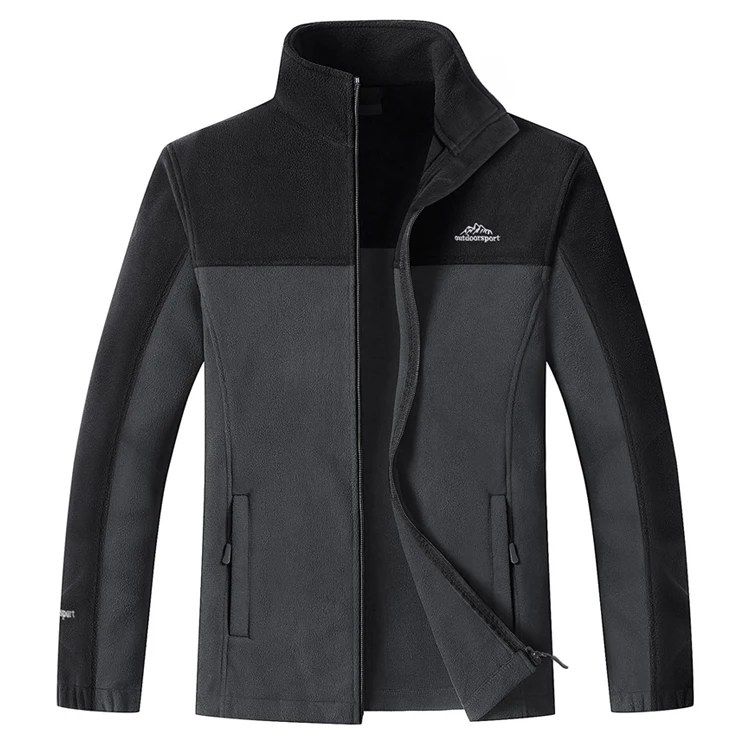 

Custom Clothing Manufacturer 100%Polyester Fleece Jacket MenMens Winter Thermal JacketsTactical Jacket Hiking Outdoors