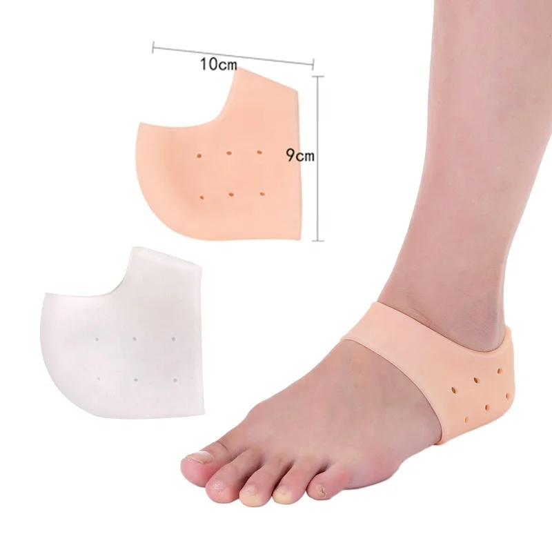 

Gel Heel Cups Sleeves Socks Foot Ankle Pain Relief for Plantar Fasciitis Spurs Pads Cracked Heel Protection Cushion