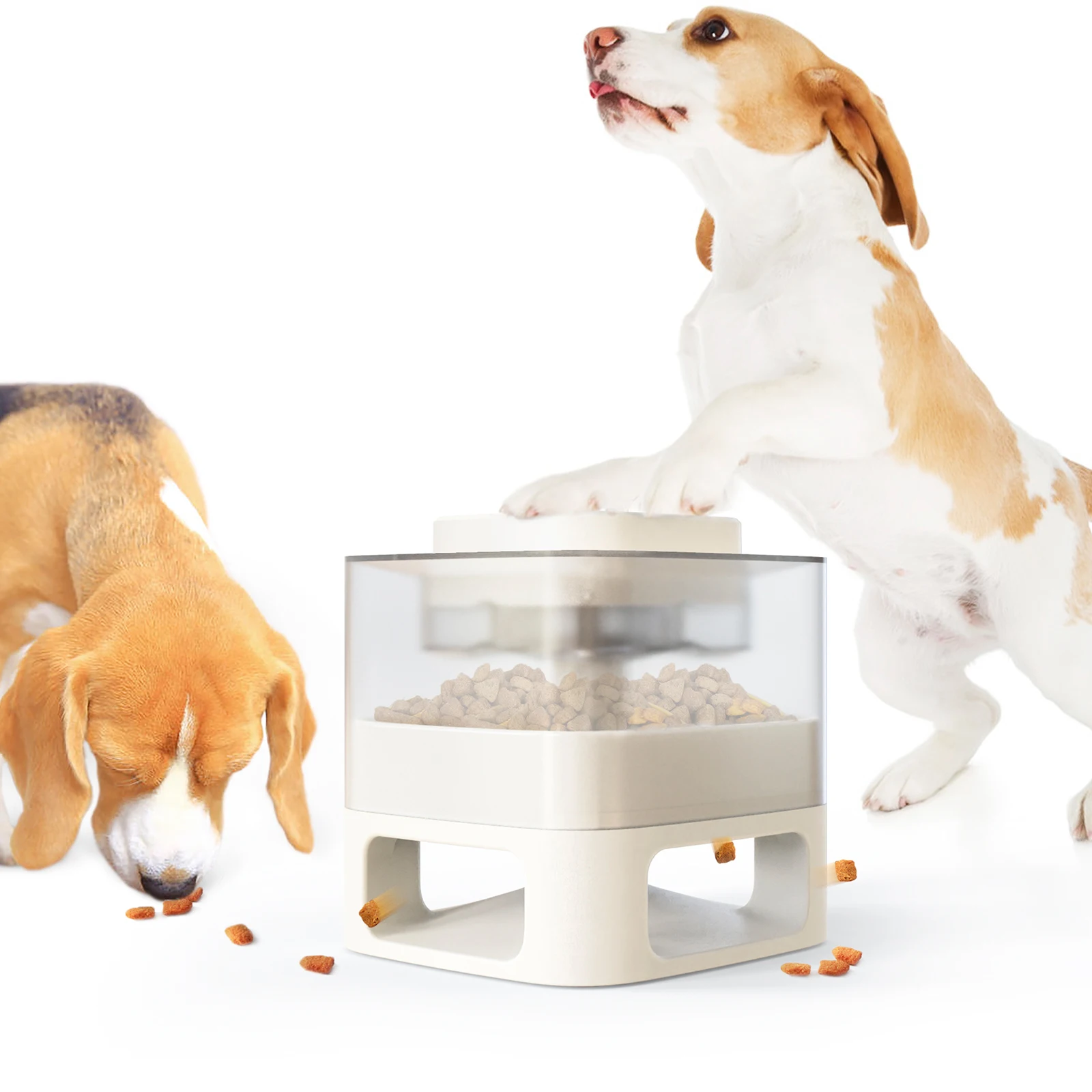 

galviinized feeders dog food bowl food containers dog feeding food for Spring feeder