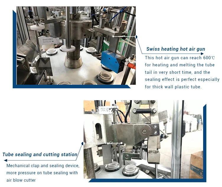 Equip With Drum Press Micr60 Automatic Grease Tube Filling And Sealing