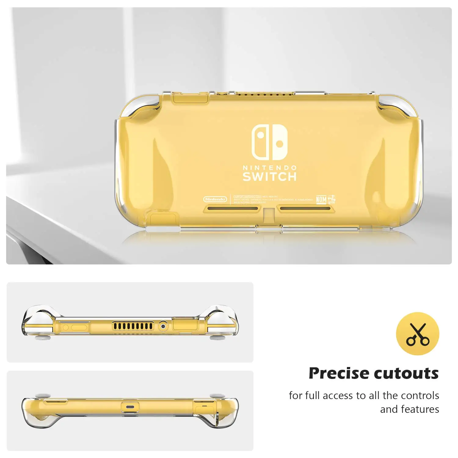 New Arrival TPU Transparent Switch Lite Shell Case Cover for Nintendo Switch Lite