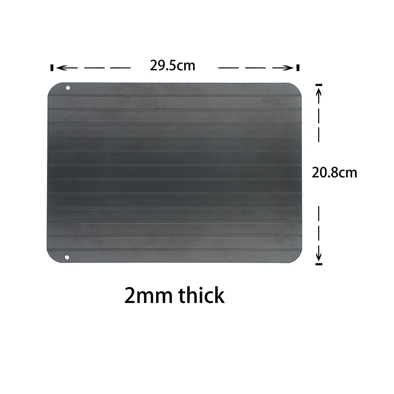 High Quality Aluminum Alloy Defrost Tray, Thawing Board / Plate For Frozen Food