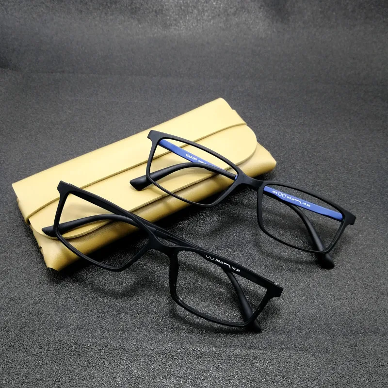 

Super light Custom Prescription Glasses TR90 rubber thin classic German eyeglasses frame for men