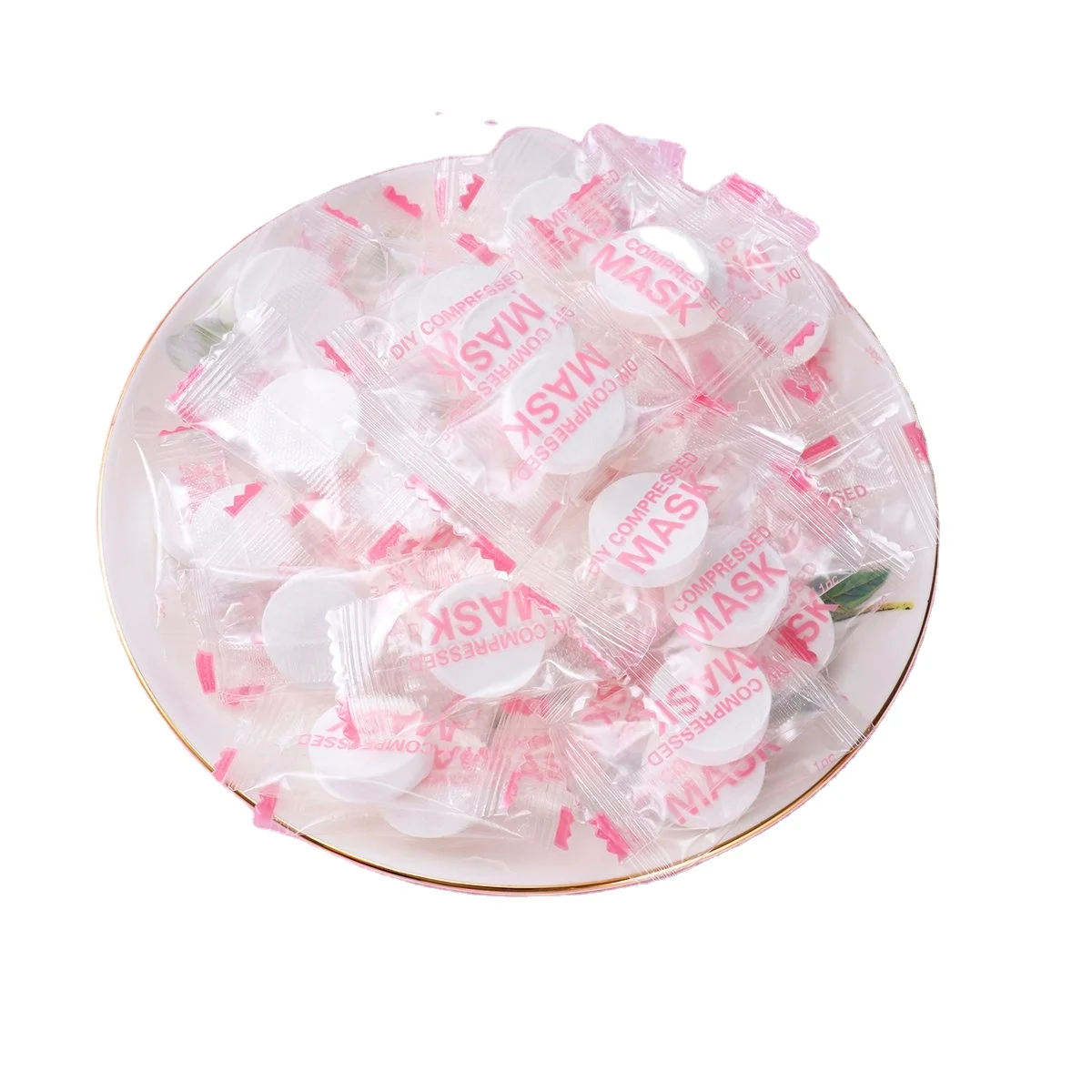 

100 pcs Skin Face Care DIY Facial Paper Compress Masque Mask, White