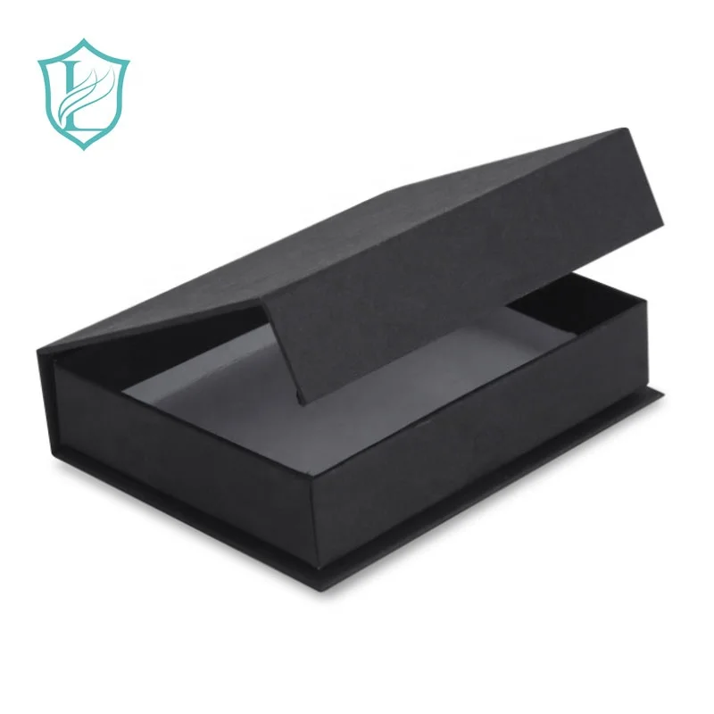 
Custom Logo box Black Matte Paper Luxury Magnetic Gift apparel clothing braiding hair weave wig extension buy Packaging Box 