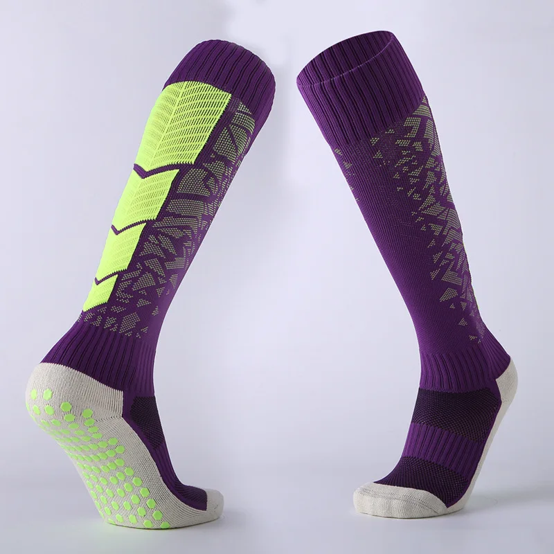 

2021 Wholesale High quality wholesale custom non slip men compression soccer football socks, Custom color