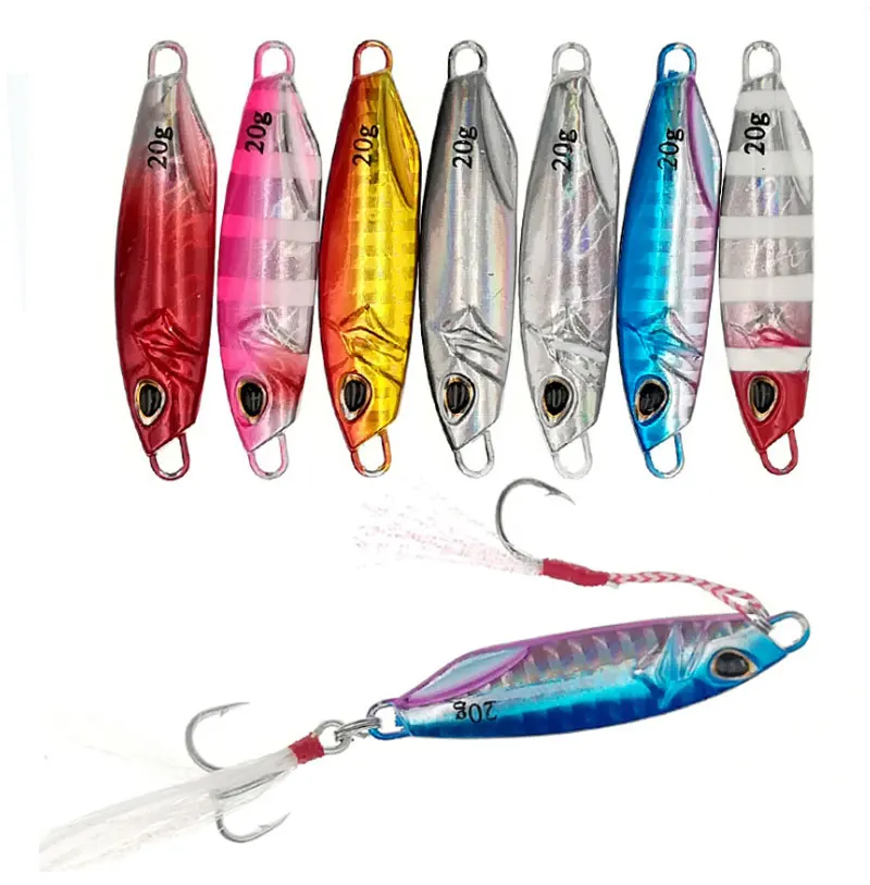 

Hot sale slow jig 10g 15g 20g 30g jig lure for sea fishing