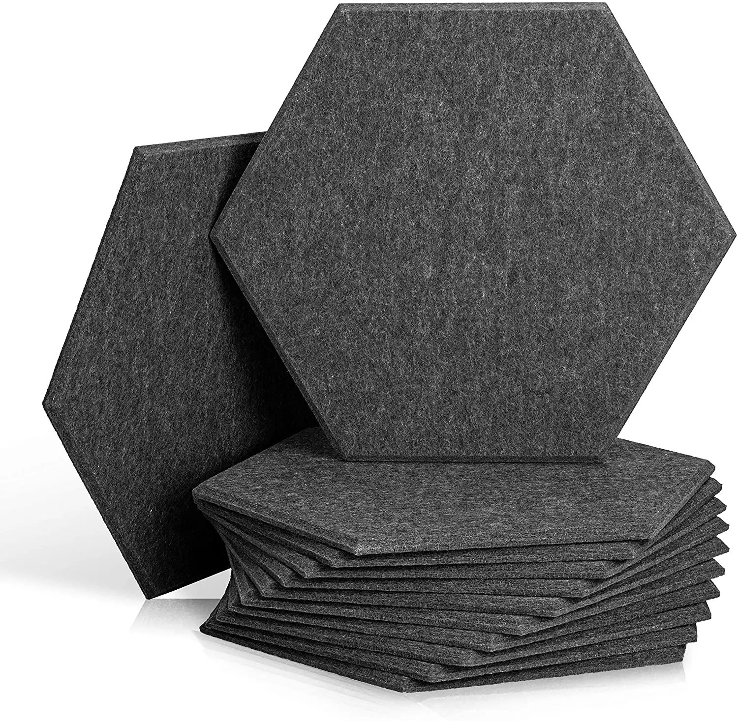 

2022 New Style Soundproofing Foam Hexagon PET Acoustic Wall Panels Used in Home And Offices