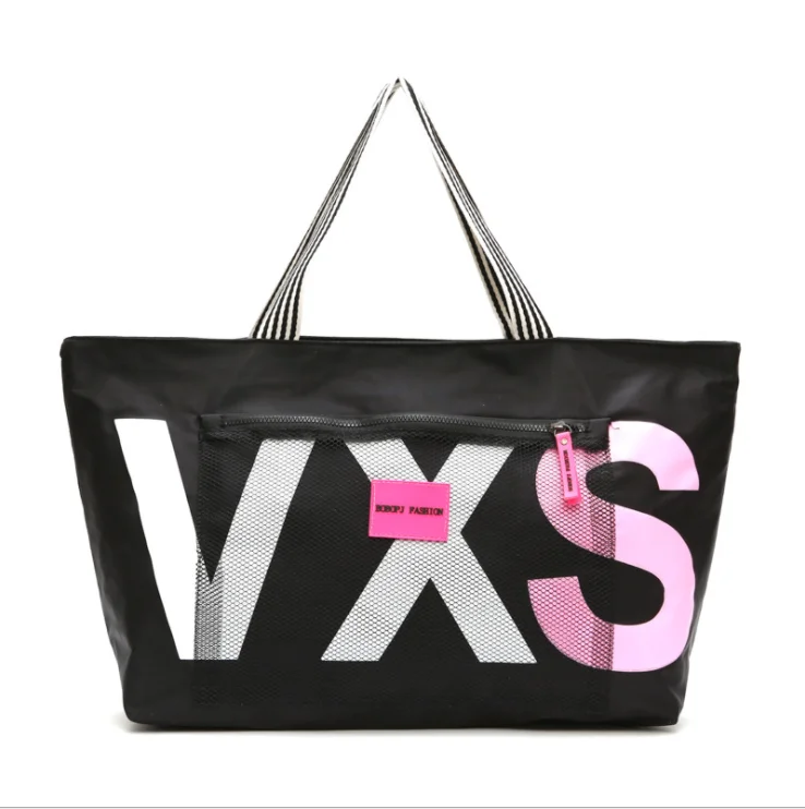 

Large capacity dry and wet layered women luggage waterproof summer fashion casual nylon travel bags shoulder yoga bag