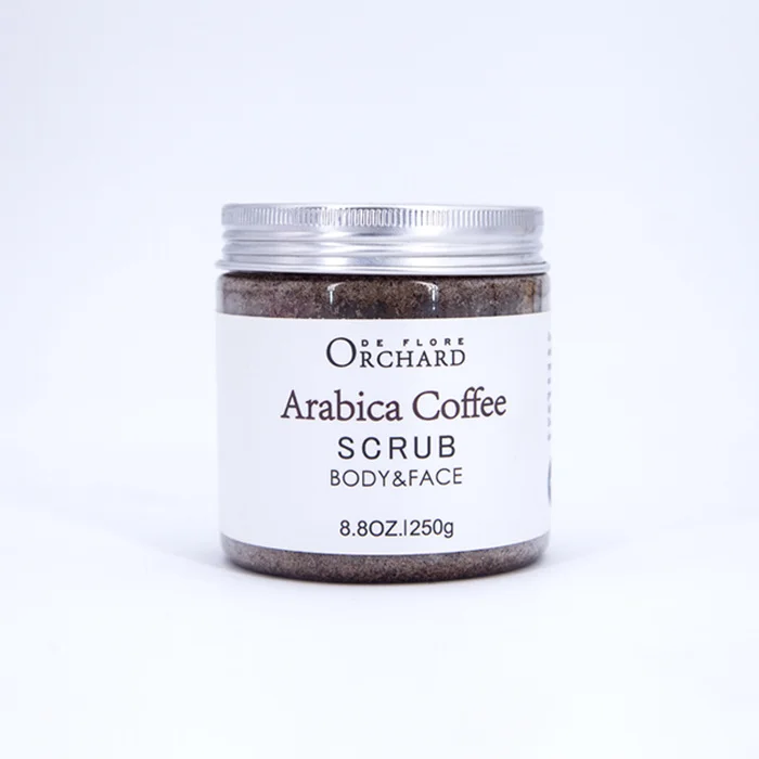 

In stock organic low moq dry robusta coffee body scrub, Pink for body coffee scrub