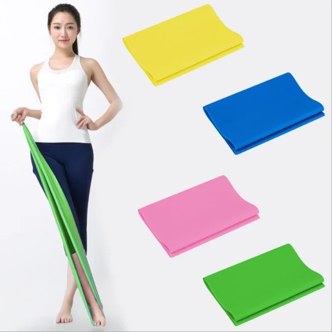 

Huanwei Elastic Yoga Stretch Resistance Bands Exercise Fitness Band Men Women