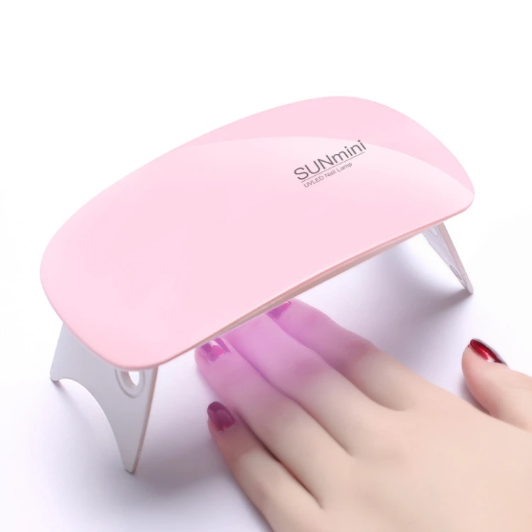 

Nail Suppliers SUN MINI 6W UV LED Lamp Nail Dryer Portable USB nail set kit with uv lamp