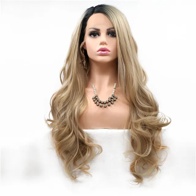 

150%cuticle Aligned Virgin Brazilian Human Hair Lace Front Wig With Baby Hair Long Curly Hair And Quality Natural Wavy Wig