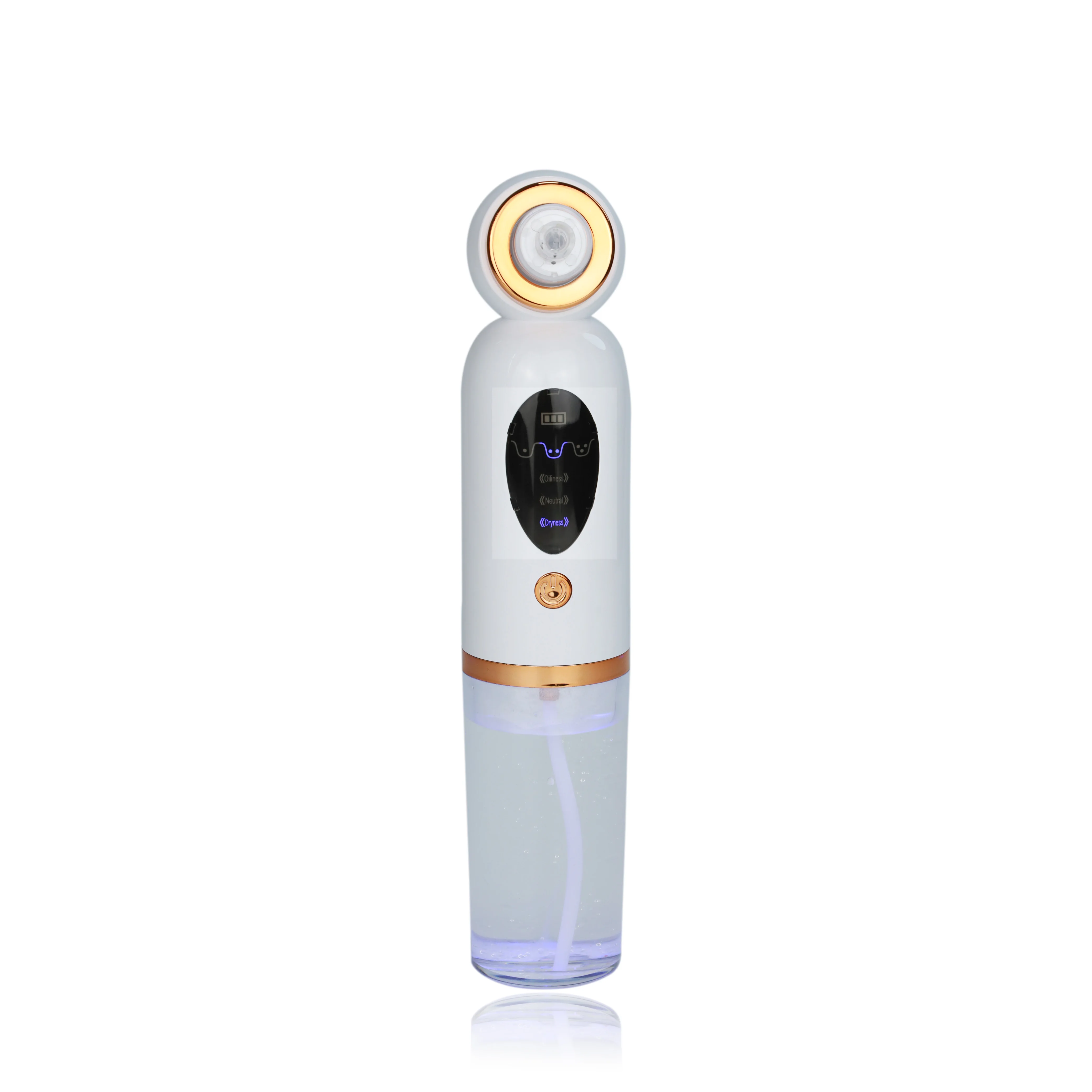 

Dropshipping Service Household USB Rechargeable Microbubbles Acne Sucker Electric Vacuum Pore Cleaner Blackhead Vacuum Machine, White