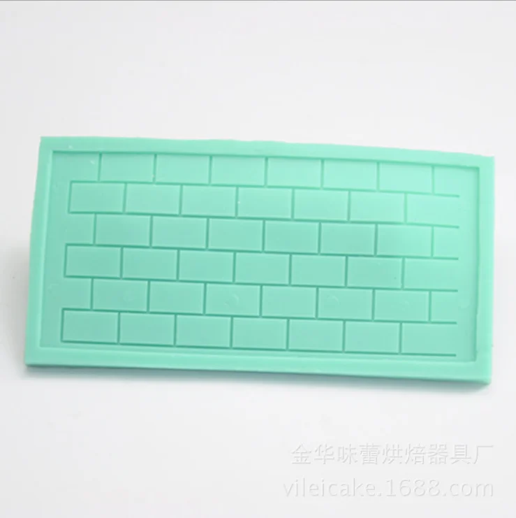 Moule A Gateau En Silicone En Forme De Brique Murale Series Geometriques Fondant Decoration Pour Bricolage Fete Patisserie Buy Moule A Gateau Fondant En Silicone Product On Alibaba Com