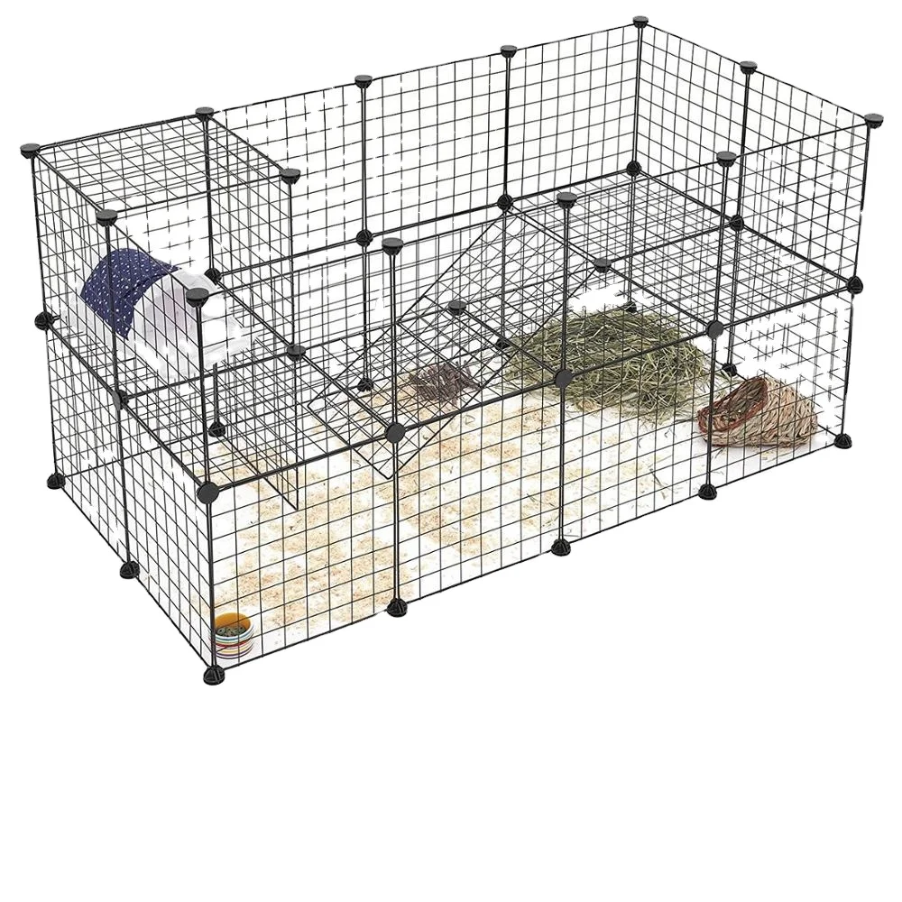 

Foldable Pet Playpen Iron Fence Puppy Kennel House Exercise Training Puppy Kitten Space Dogs Supplies rabbits guinea pig Cage