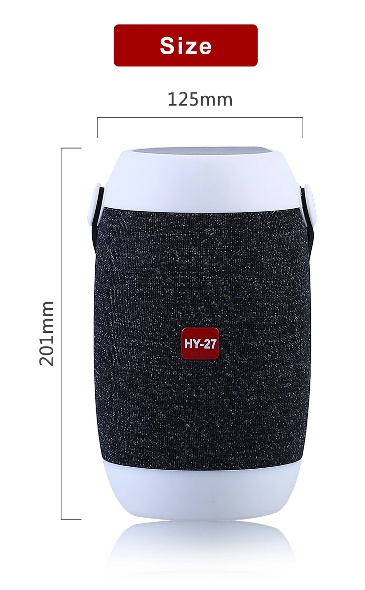 kinter HY-27 USB TF card Portable Wireless Plastic Bluetooths Speaker - ANKUX.COM