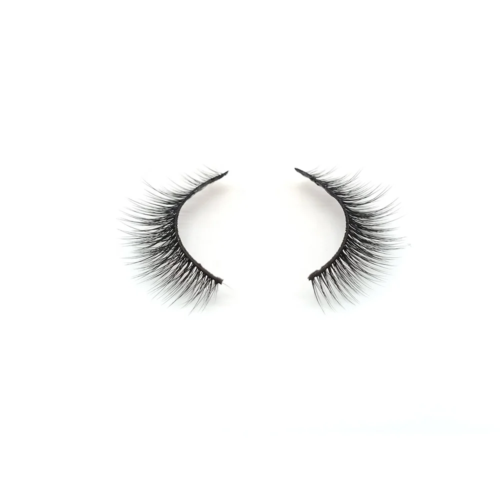

Best Selling false eyelashes good quality Super soft 3d synthetic eyelashes, Black