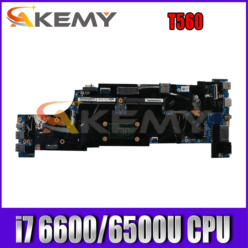 

For ThinkPad T560 laptop motherboard with CPU i7 6600/6500U tested 100% work FRU 01AY457 01AY332 01ER007