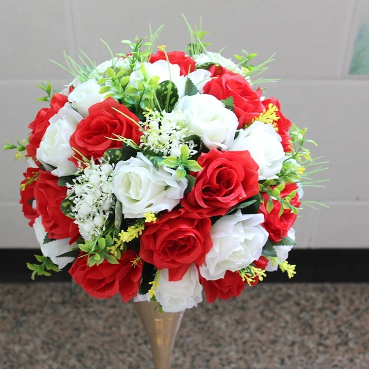 

SPR High demand export products artificial flowers wedding centerpiece, Photo