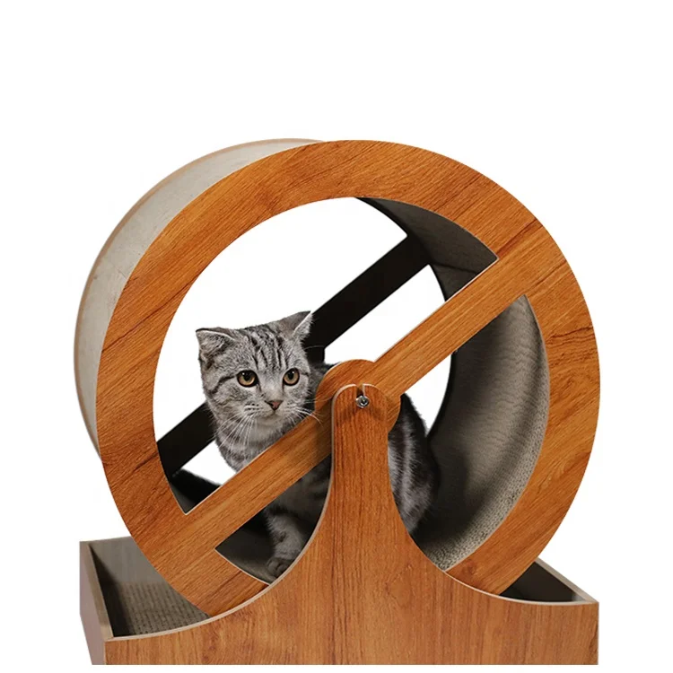 

Amazon Hot Selling Items Cat Tree with Wheel Treadmill Running for Cats, Customized
