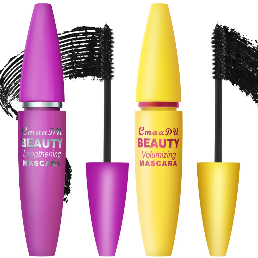 

cmaadu mascara lengthening non smudge cruelty free long lasting fiber best mascara