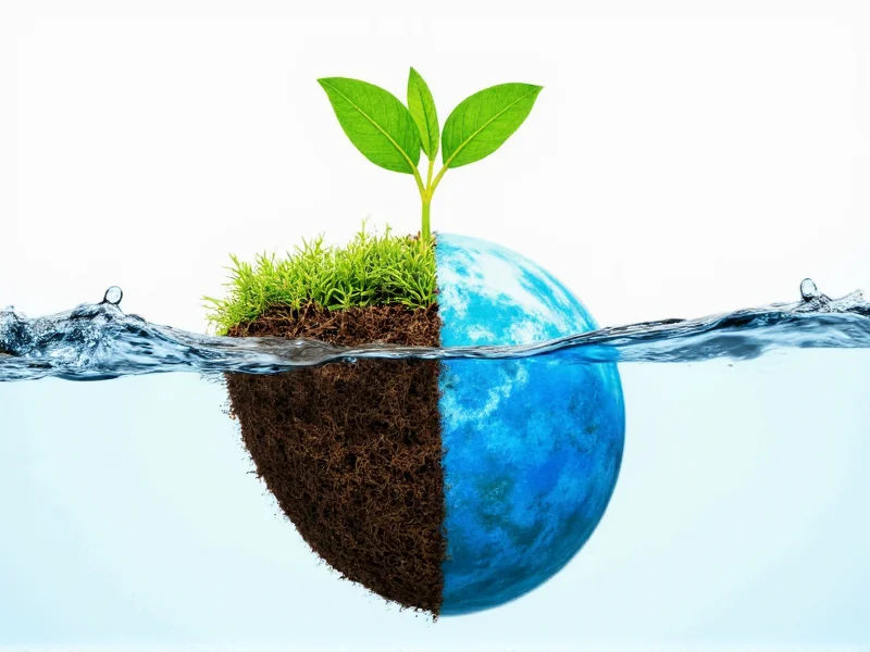 Water and Earth combining into Plant element